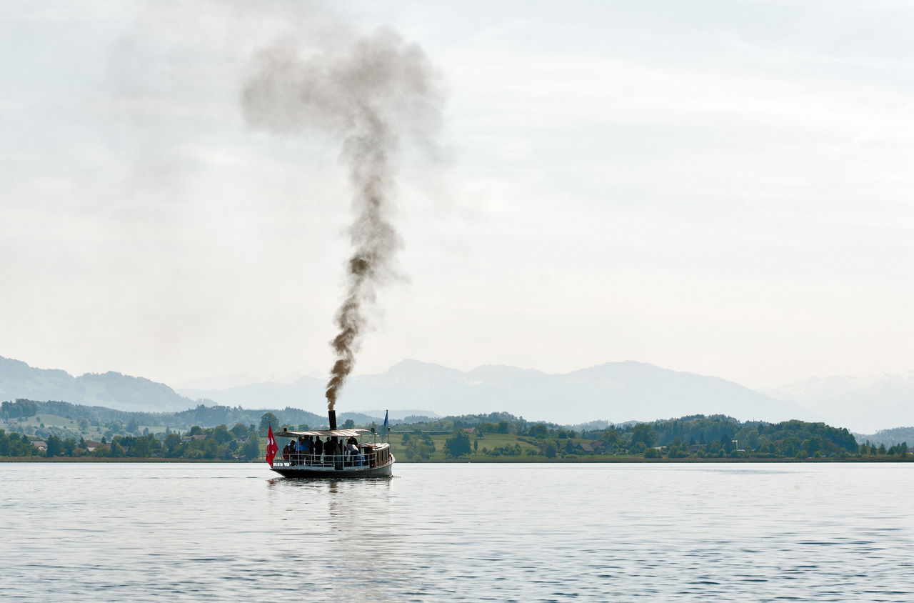 Dampfschiff auf dem Greifensee