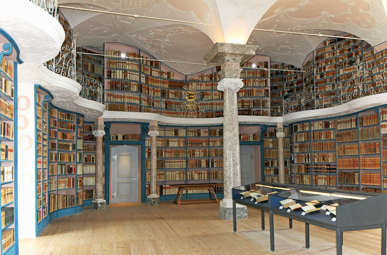 Die Bibliothek des Kloster Einsiedelns