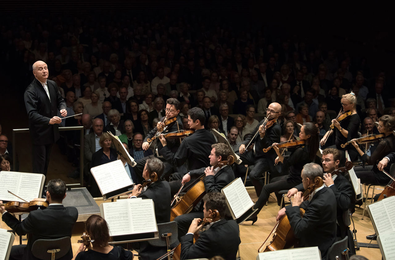 Tonhalle-Orchester Zürich während einem Konzert